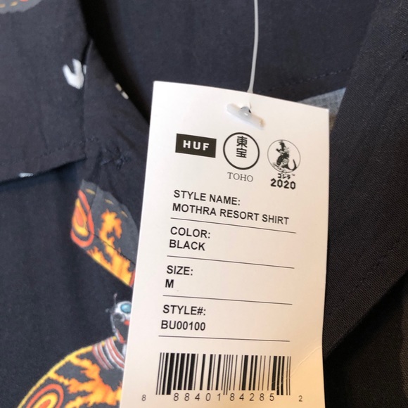 HUF | Shirts | Huf X Godzilla Mothra 
